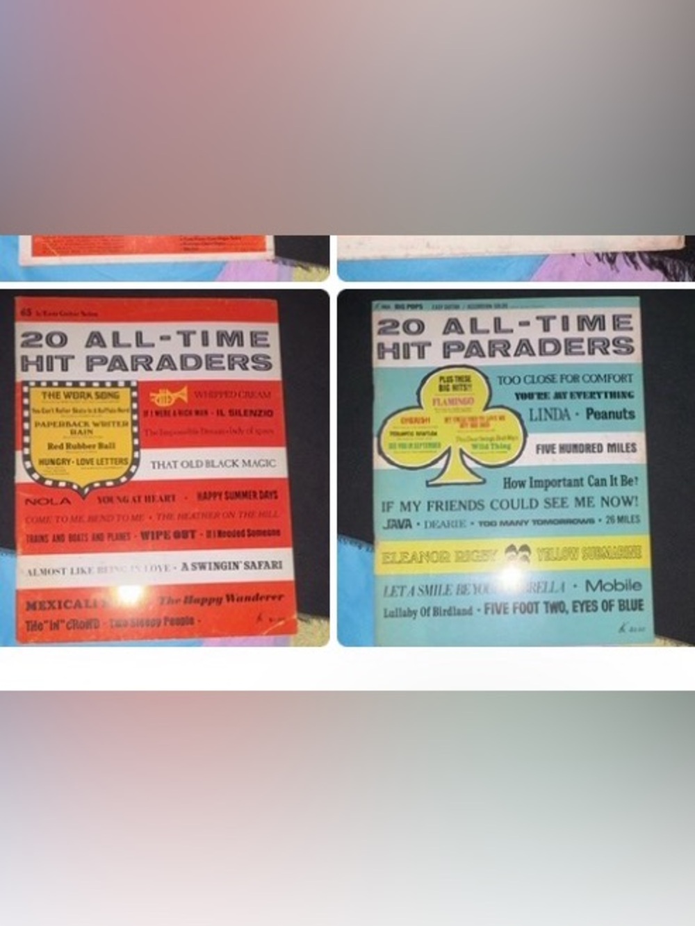 2 Vintage  Music Magazines Book /Pair 20 All-time Hot Paraders
